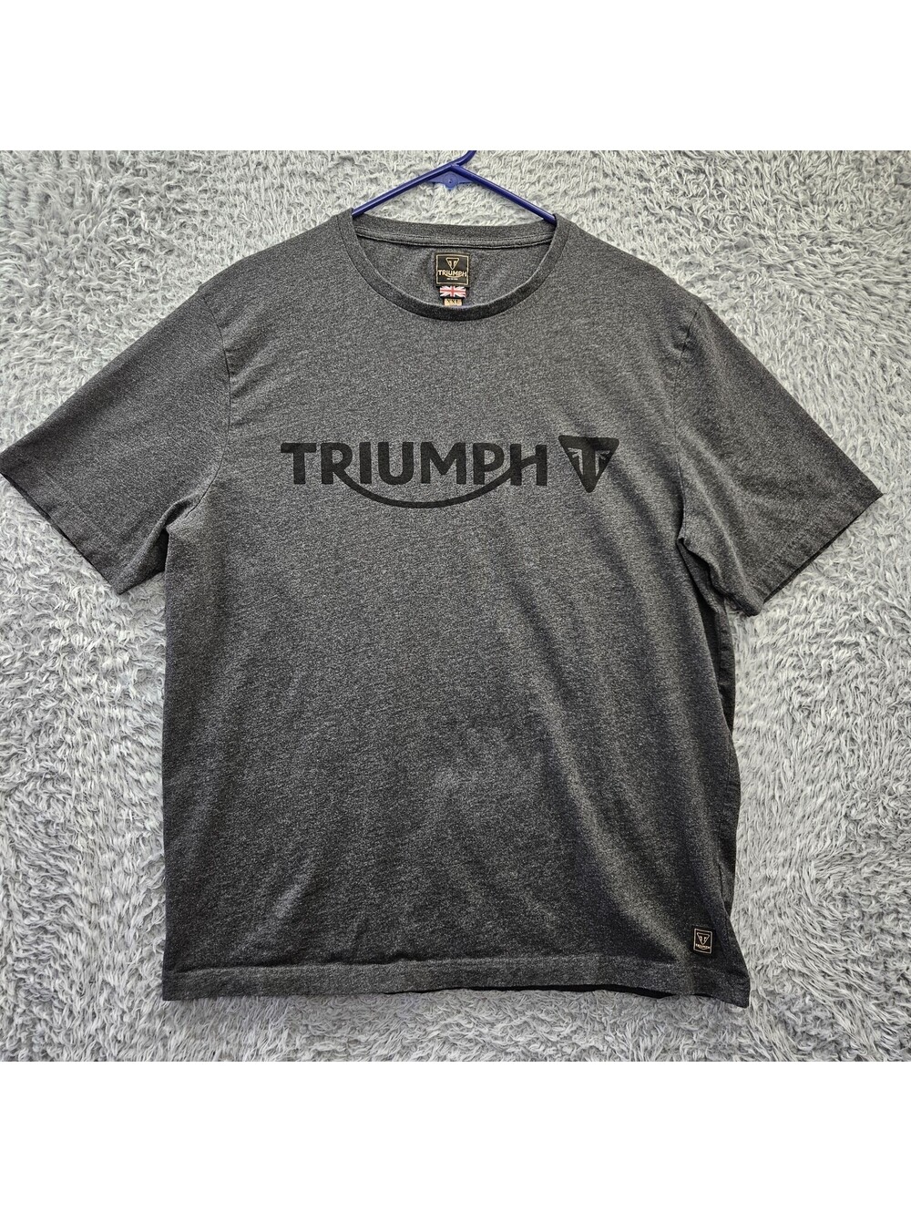 Triumph Motorcycles T Shirt Men 2XL 100% Cotton Fits Like XL